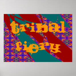 Póster Tribal Fiery