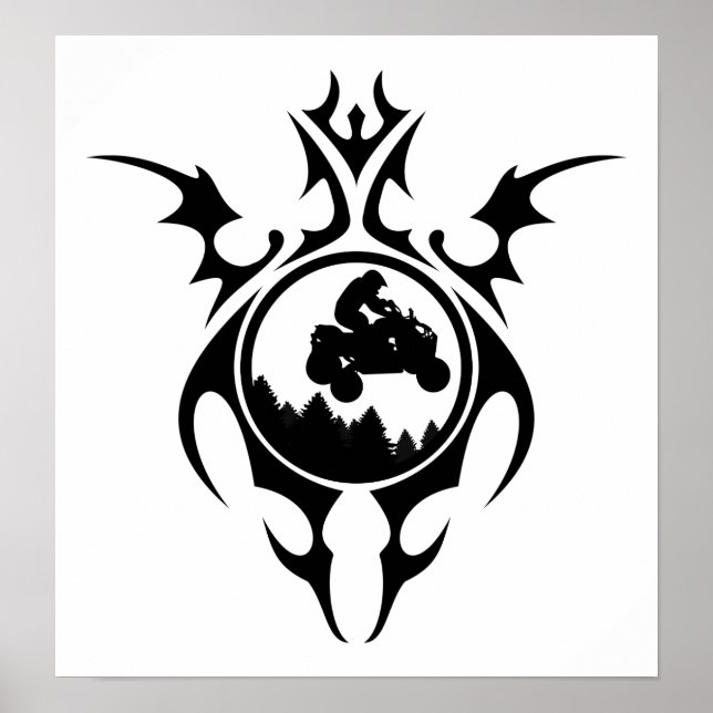 Póster tribal quads (Frente)