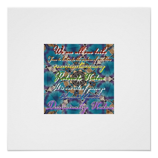 Póster Tribu Chakra 1 raíz superior (Anverso)