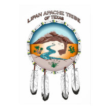 Tribu Lipan Apache de Texas 24"x 33.6" Poster
