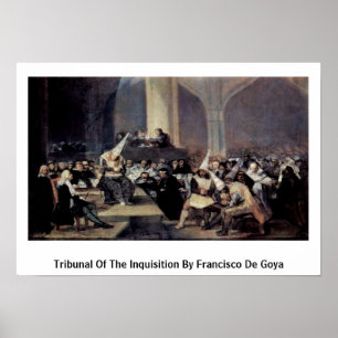 Póster Tribunal De La Inquisición Por Francisco De Goya