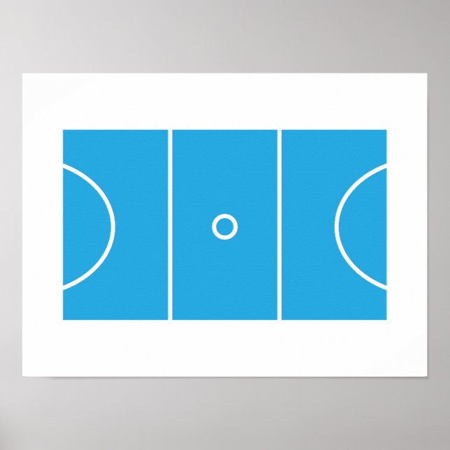 Póster Tribunal de Netball (Frente)