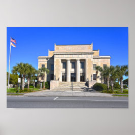 Póster Tribunal del Condado de Franklin, Apalachicola, Fl