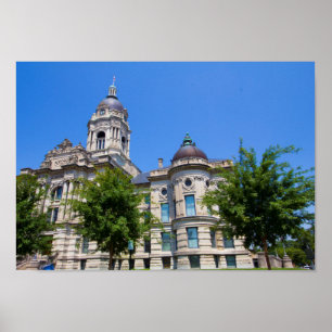 Póster Tribunal del Condado de Old Vanderburgh, Evansvill
