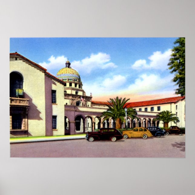 Póster Tribunal del Condado de Tucson Arizona Pima (Frente)