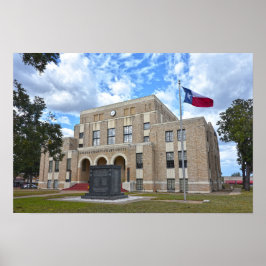 Póster Tribunal del Condado de Upshur, Gilmer, Texas