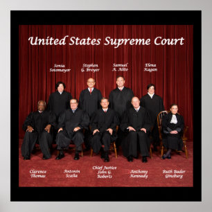 Póster Tribunal Supremo de Estados Unidos