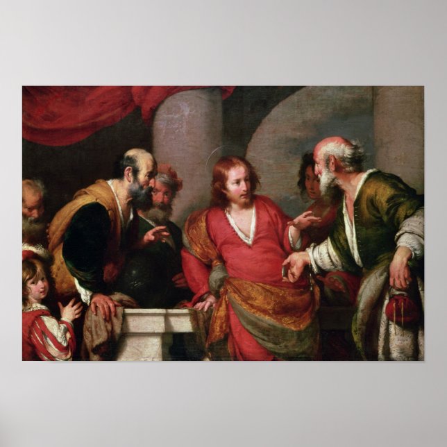 Póster Tribute Money, c.1631 (Frente)