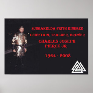 Póster Tribute poster of Charles Pierce