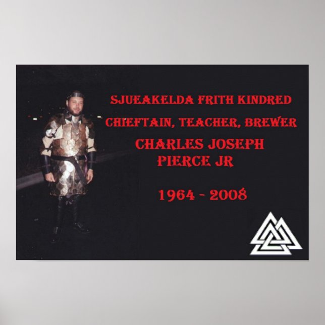 Póster Tribute poster of Charles Pierce (Frente)