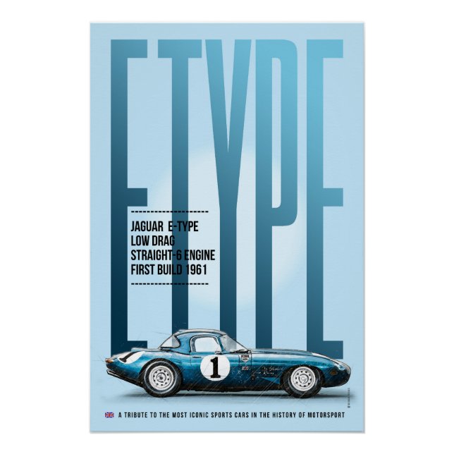 Póster Tribute to legendary Drivers and Racing Cars in th (Anverso)
