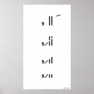 Póster Tributo 9/11