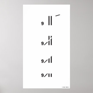 Póster Tributo 9/11
