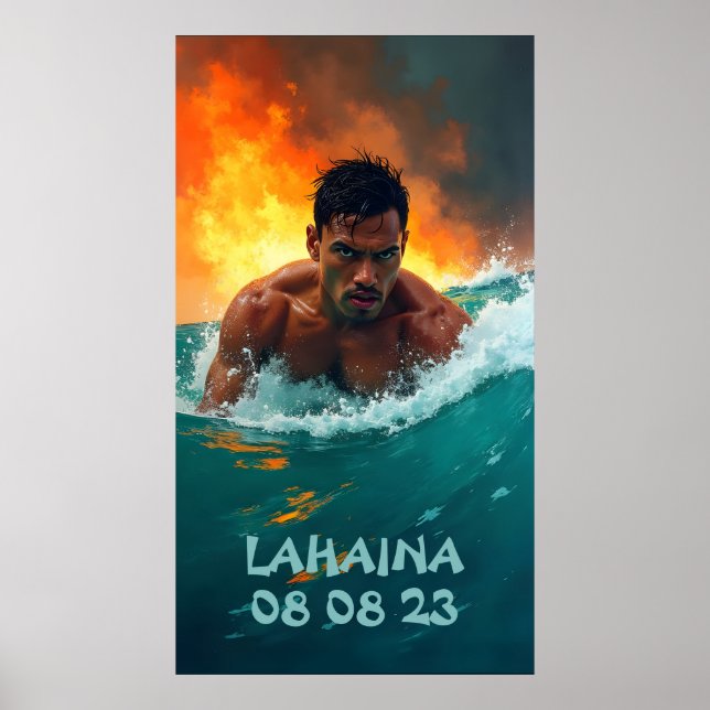 Póster Tributo a Lahaina (Frente)