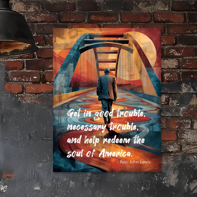 Póster Tributo al puente de Selma John Lewis (Subido por el creador)
