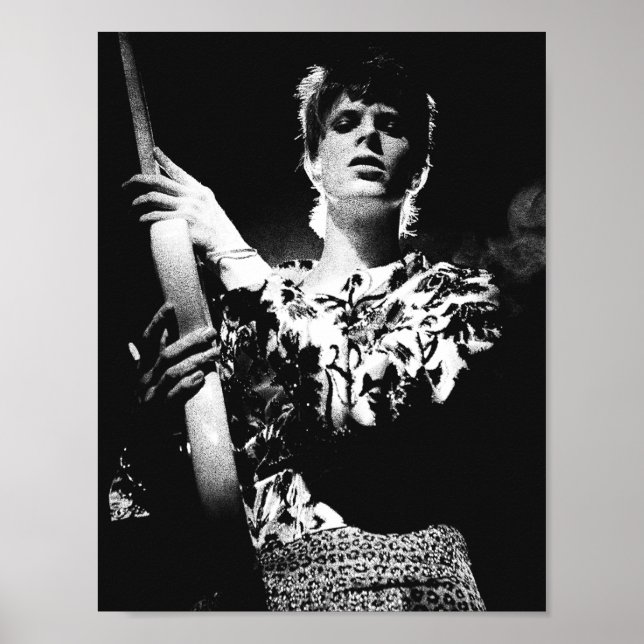 Póster tributo de Ziggy Stardust de David Bowie de (Frente)