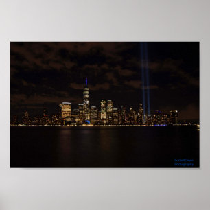 Póster Tributo Lights del 11 de septiembre