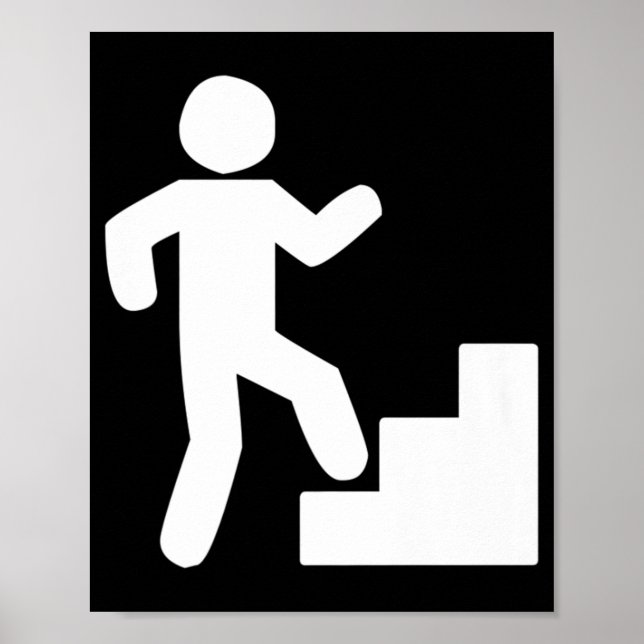 Póster Tributo por escalas de escalada (Frente)