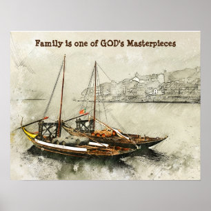 Póster Tributos familiares - Amor a la Poster familiar