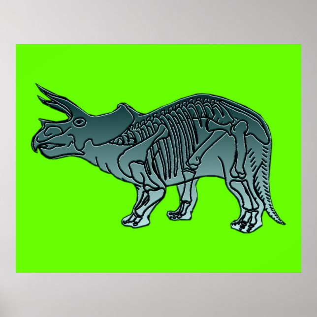 Póster Triceratops (Frente)