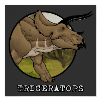 Póster Triceratops