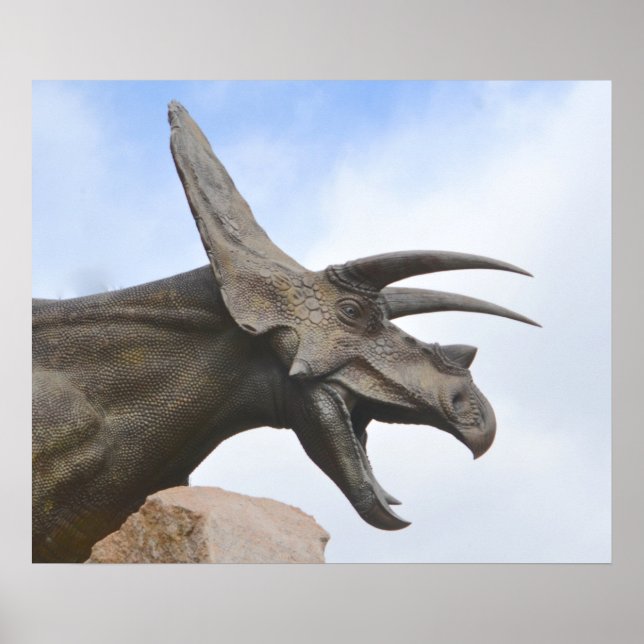 Póster Triceratops Dinosaur (Frente)