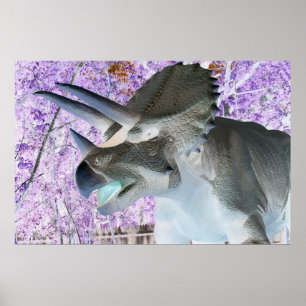 Póster Triceratops Dinosaur