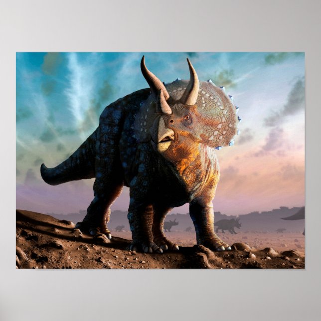 Póster Triceratops Horridus (Frente)