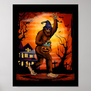 Póster Trick De Halloween De Pie Grande O Trate Rock En S