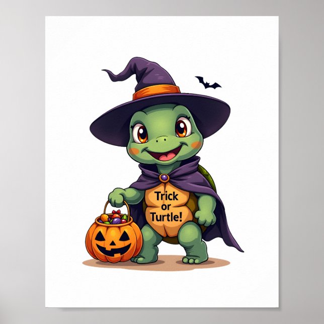 Póster Trick-or-Turtle (Frente)