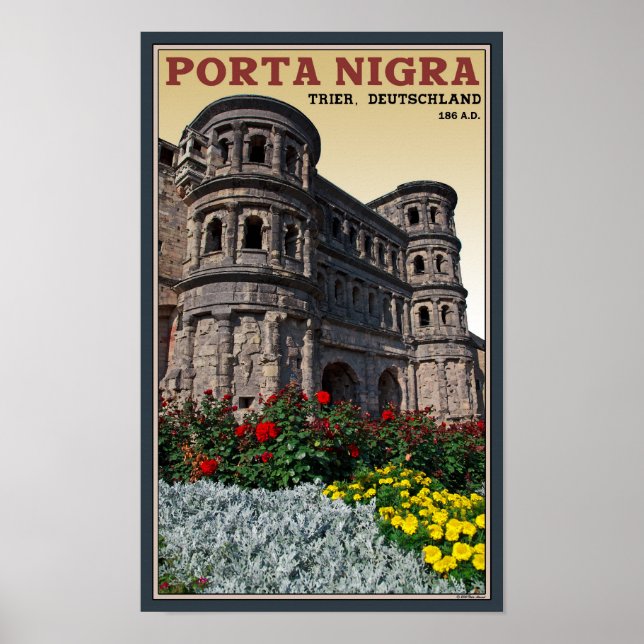 Póster Trier - Porta Nigra (Frente)
