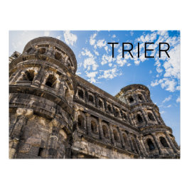 Póster Trier Porta Nigra Renania Palatinado Alemania