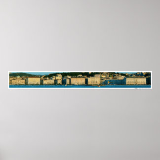 Póster trieste panoramica