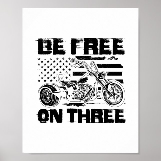 Póster Trike Sayings | Regalos de motocicleta Triker Trik (Frente)