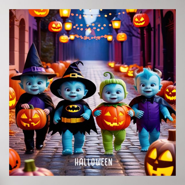 Póster Trinchera a extranjeros o tratante escena de Hallo (Frente)