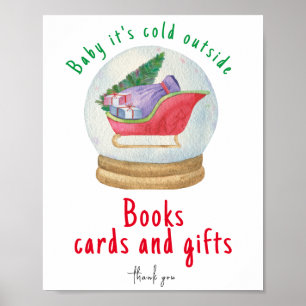 Póster Trineo de Santa - Libros, tarjetas y regalos