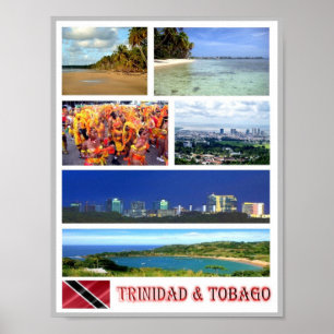 Póster Trinidad and Tobago - Mosaic -