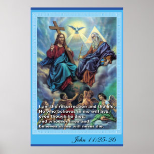 Póster Trinidad santa