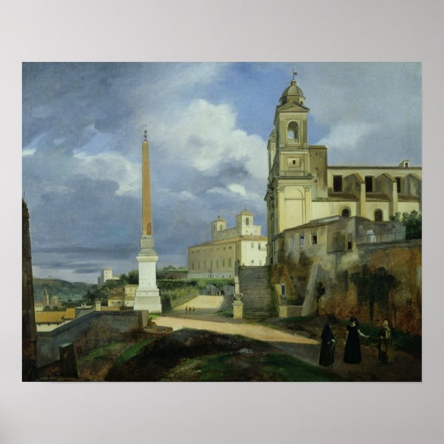 Póster Trinita dei Monti and the Villa Medici (Frente)