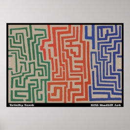 Póster Trinity Tomb Maze