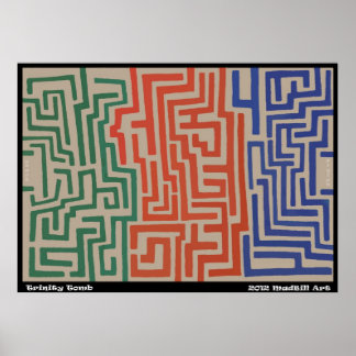 Póster Trinity Tomb Maze