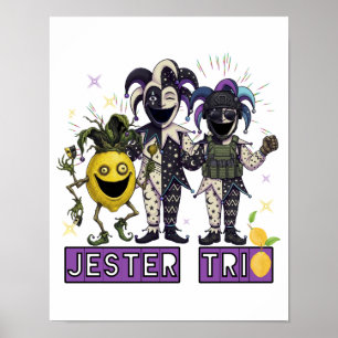 Póster Trío del Club del Bufón del Vacío