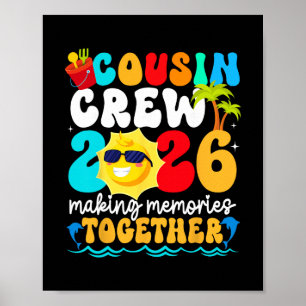 Póster Trip de verano 2026 de la familia de la playa de l