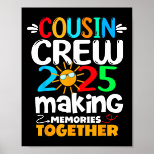 Póster Tripa divertida de la familia Cousin Crew 2025 hac