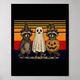 Póster Trípica De Fantasía Y Férreo Halloween