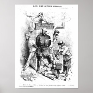 Póster Triple alianza, de Bismarck