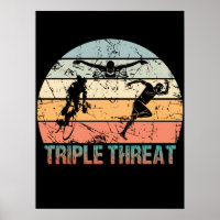 Triple amenaza - Atleta Triatlón