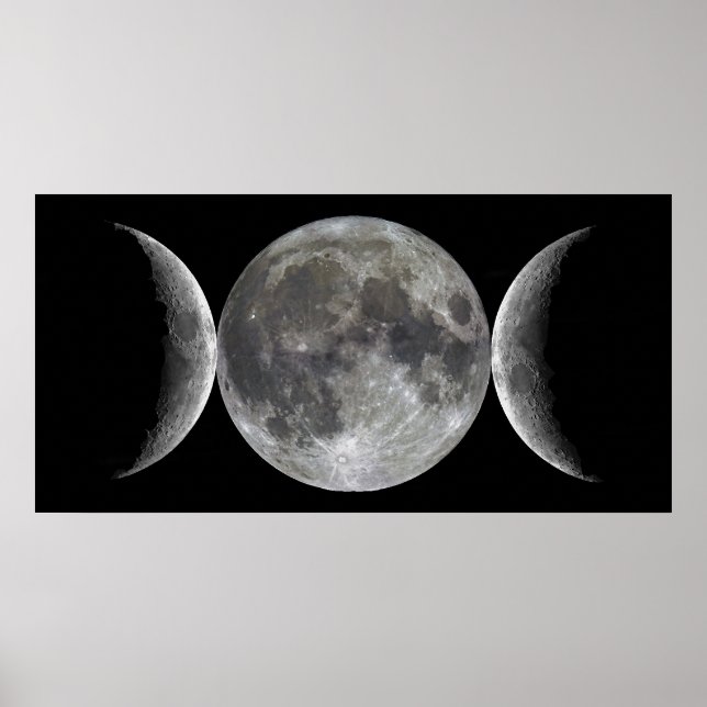Póster Triple diosa de la luna (Frente)