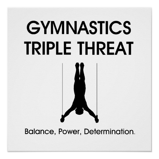 Póster Triple Gimnasia TOP (Anverso)