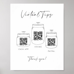 Póster Triple sugerencia Jar Scan QR Código Aplicación de
